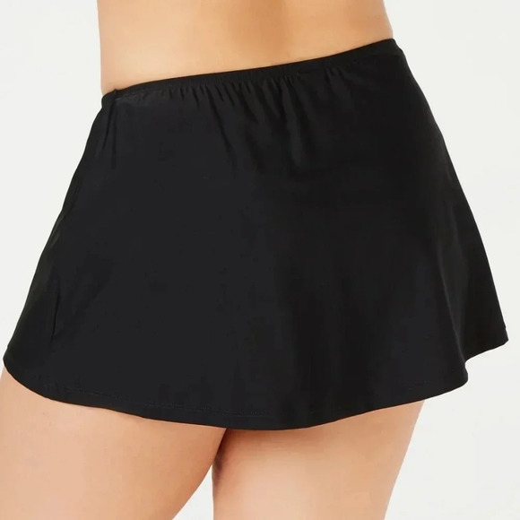 Island Escape Skirtini Skirt Swimwear Navy Blue Built-In Brief Size 18 W - Picture 8 of 8